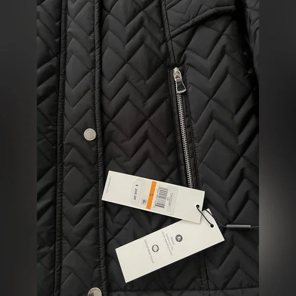 Calvin Klein Black Quilted Puffer Jacket - Picture 3 of 4